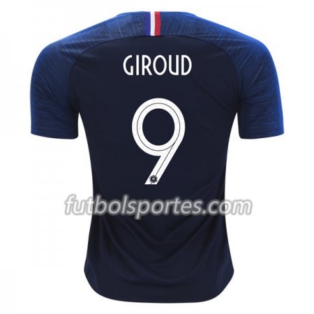 Camisetas Francia Giroud 9 Primera Equipacion Mundial 2018